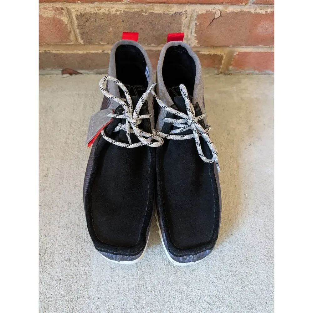 Clarks Originals Wallabee FTRE Boot Gray Mesh Size 13 Mens Lace Up Suede